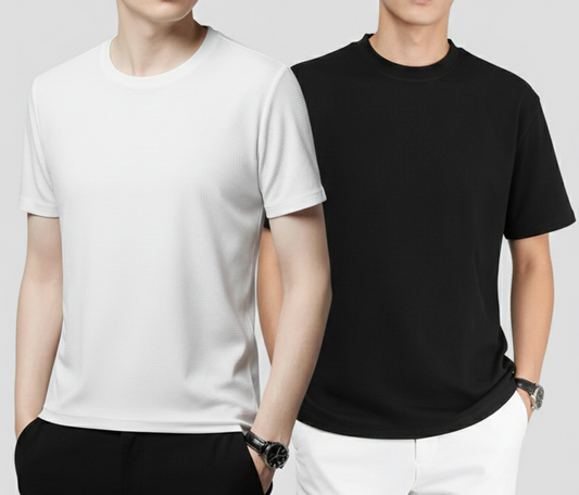 Pack of 2 Premium T-Shirt for Men | Regular Fit Casual Wear