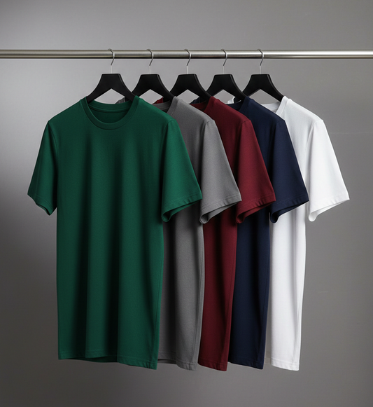 Pack of 8 Premium T-Shirt for Men | Regular Fit Casual Wear