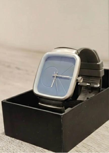 Pack of 3 CK Square Dial Silicone Strap Watch – Casual | Formal