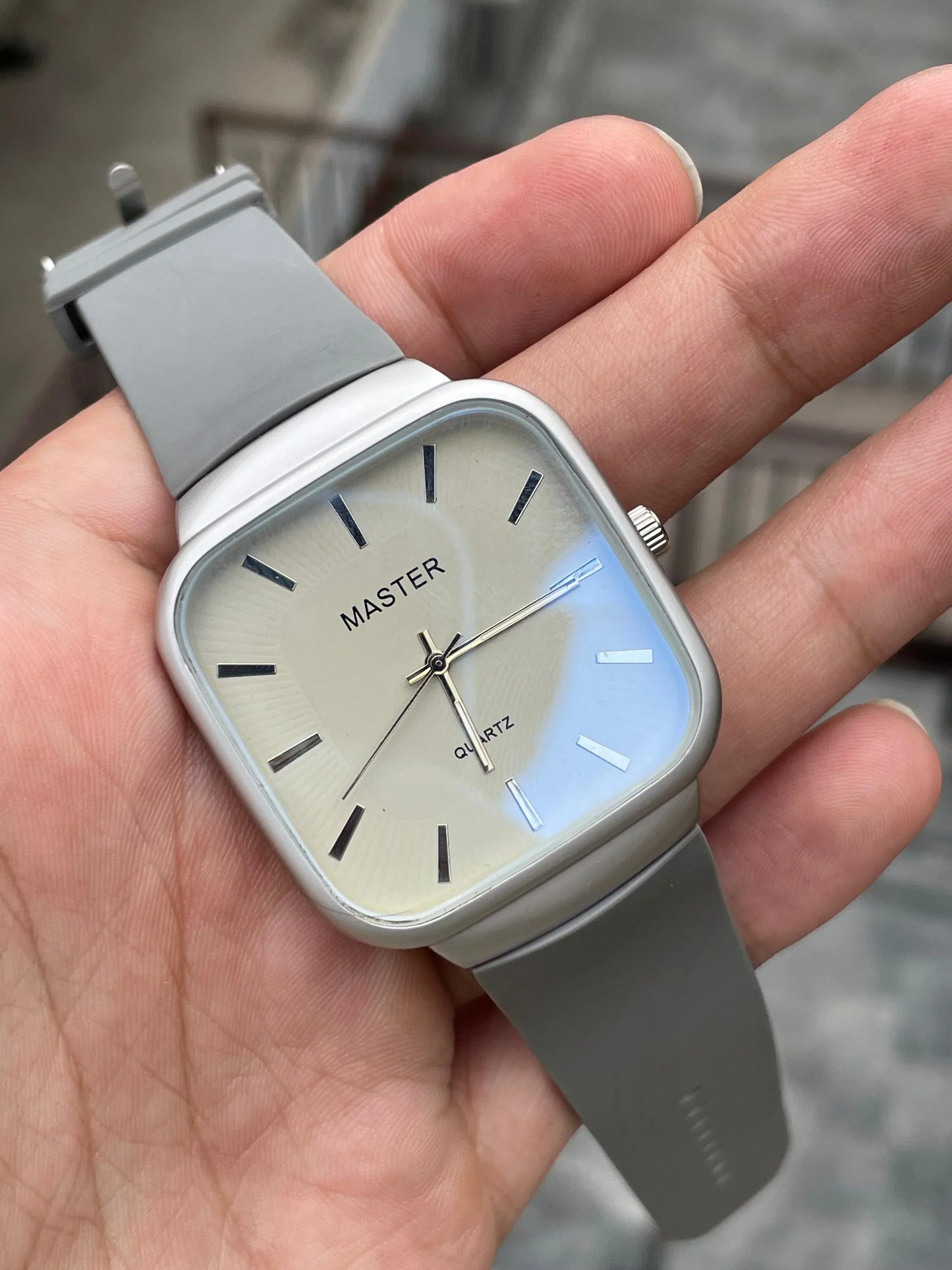 Pack of 2 Master Quartz Silicon Strap Watch | Casual & Formal Wear